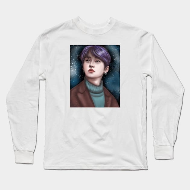 Lee Know, Minho, Limbo, Stray kids Long Sleeve T-Shirt by noirglare